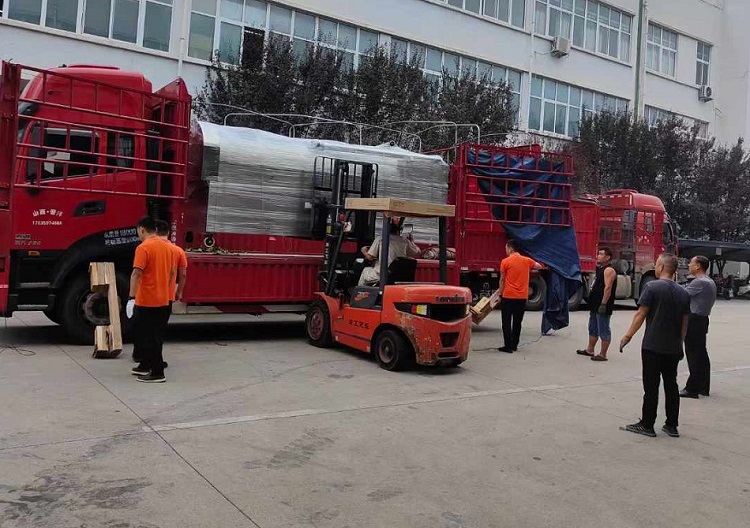 流水線炒面粉設備 流水線炒面粉設備