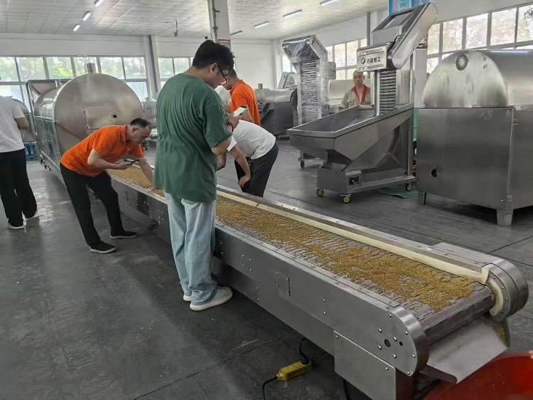 電磁流水線炒苦蕎機 電磁流水線炒苦蕎機