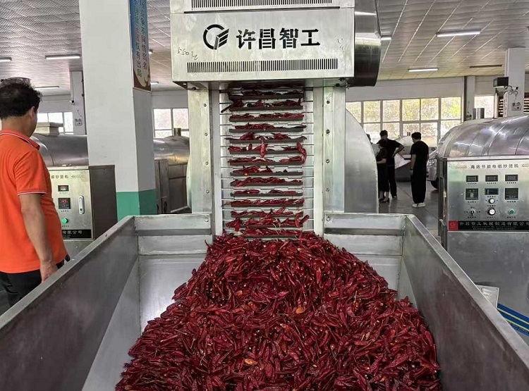 許昌智工流水線電磁炒貨機 許昌智工流水線電磁炒貨機